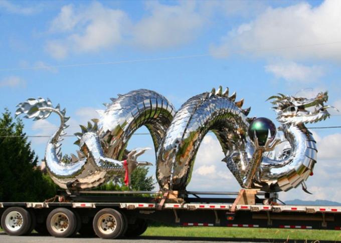 Traditional Chinese Large Dragon Sculpture Metal Garden Traditional Chinese Large Dragon Sculpture Metal Garden