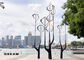 Kinetic Art Stainless Steel Kinetic Wind Sculpture Outdoor Decoration