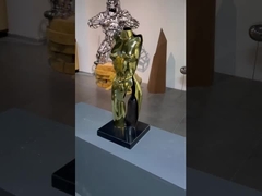 bronze lady sculpture
