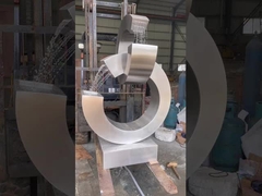 water fountain stainless steel sculpture