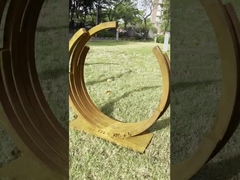Manufacturer Weathering Steel Sculpture Landscape Metal Corten Steel Sculpture for Garden Decoratio