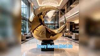 Luxury Modern Metal Sculpture for Landscape Design