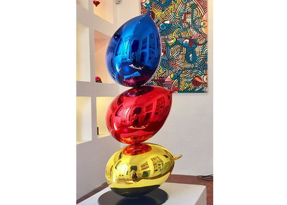 China Home Decor Fiberglass Balloon Sculpture Different Color Finish supplier
