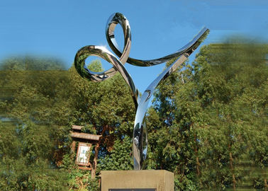China Professional Stainless Steel Outdoor Sculpture , Stainless Steel Art Sculptures supplier