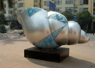 China Conch Design Contemporary Metal Garden Sculptures Excellent Corrosion Resistance  supplier