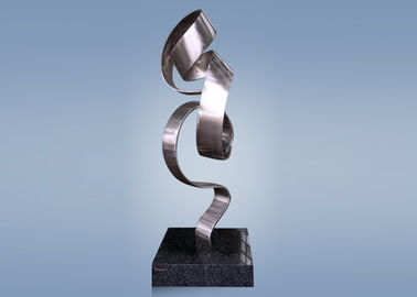 China Special Shape Stainless Steel Abstract Sculpture / Abstract Yard Sculptures supplier