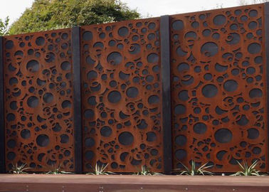 China Rusty Finish Large Outdoor Metal Wall Sculpture OEM / ODM Acceptable supplier