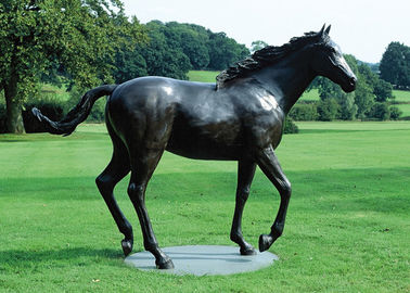 China Large Bronze Horse Sculpture , Outdoor Bronze Statues Horse Antique Design supplier