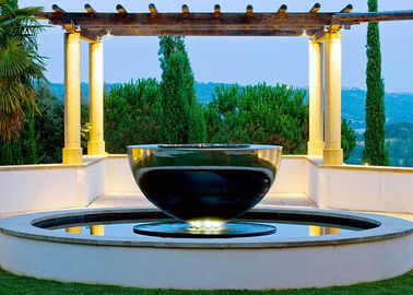 China Mirror Polished Stainless Steel Outdoor Water Features Hemisphere Shape supplier