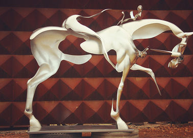 Spectacular Incomplete Horseman Outdoor Metal Sculpture Forging Technique