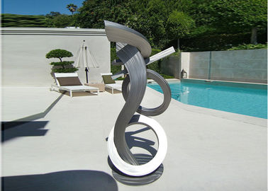 China Brushed Craft Stainless Steel Sculpture Art Home Decoration Swimming Pool Garden supplier