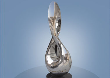China Contemporary Abstract Stainless Steel Metal Sculpture For Home Decoration supplier