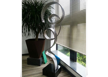 China Custom Size Stainless Steel Outdoor Sculpture Abstract Metal Art Home Decoration supplier