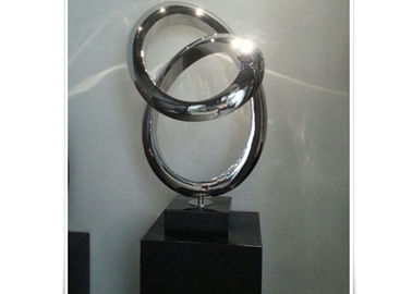 Decorative Home Polished Stainless Steel Sculpture Corrosion Resistance