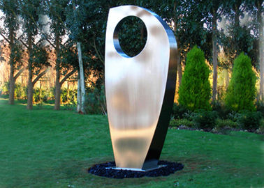 Contemporary Metal Yard Art Stainless Steel Sculpture For Garden Decoration