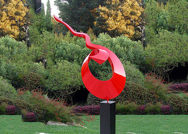 China Decoration Painted Metal Sculpture Public Art Stainless Steel Garden Sculptures supplier