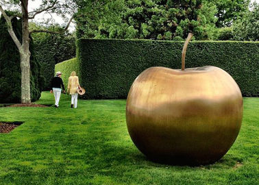 Large Bronze Statue Apple Sculpture Contemporary For Garden Decoration