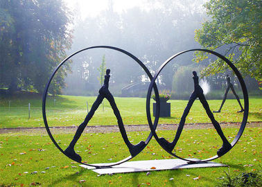 Western Style Couple Figure Bronze Outdoor Sculptures For Park Decor