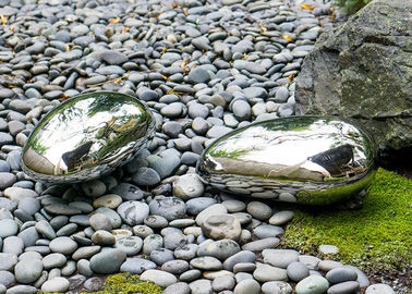 China Polished Rock Sculpture , Stainless Steel Outdoor Sculpture Customised supplier