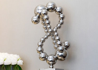 China Urban Landscape Polished Stainless Steel Balls Abstract Sculpture supplier