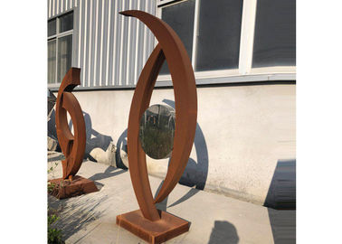 China Factory Directly Sale Outdoor Garden Corten Steel Sculpture In Stock supplier