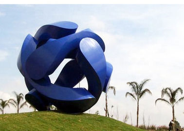 Giant Painted Stainless Steel Metal Outdoor Sculpture For Public