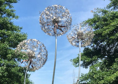 China Incredibly Stainless Steel Dandelion Sculpture Steel Dandelion Sculpture supplier
