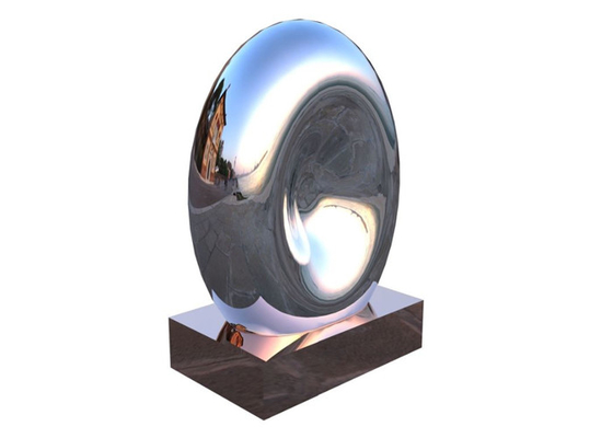 Metal Landscape Modern Stainless Steel Sculpture Polished