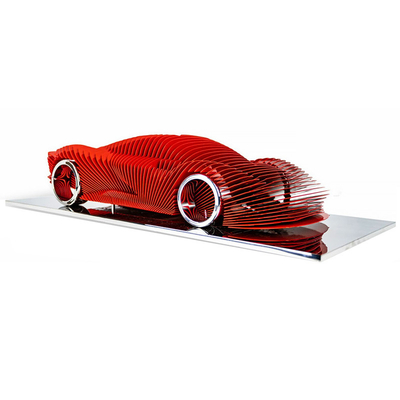 Unique Stainless Steel Car Model Sculptures Customize Size And Color