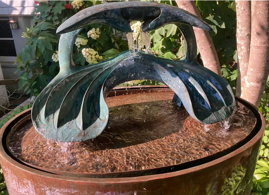 Custom Decoration Outdoor Bronze Garden Water Fountain Sculpture