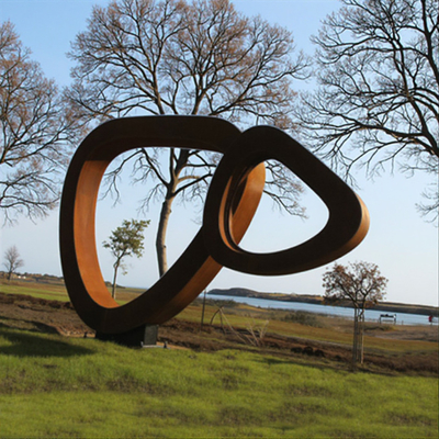 Custom Timeless Beauty Rust-Colored Outdoor Garden Metal Art Corten Steel Sculpture