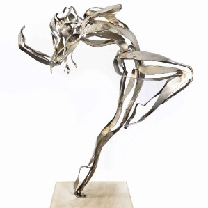 Hotel Lobby House Decor Source Factory Custom Stainless Steel Figurative Sculpture Statue