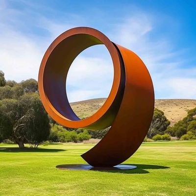 Good price A Monumental 5-Meter Corten Steel Sculpture Inspired by the Form of Nine online