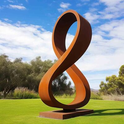 Good price Modern Abstract Sculpture: The Infinite Form in Corten Steel online