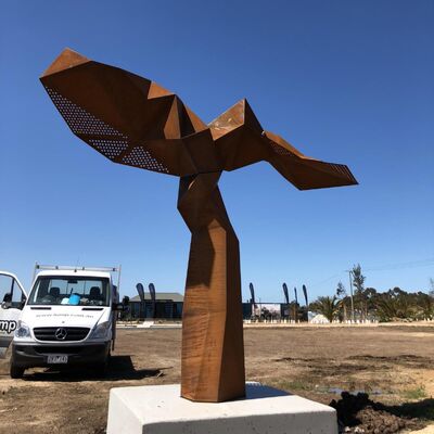 Good price Factory Weathering Steel Sculpture Abstract Landscape Metal Art  Corten Steel Sculpture for Outdoor/Garden/Plaza Decoration Custom Manufacturer online