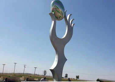 Large Stainless Steel Sculpture , Decoration Metal Sculpture Artists Outdoor