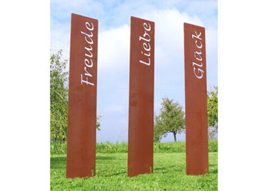 Outdoor Decoration Custom Corten Steel Logo, Custom Logo