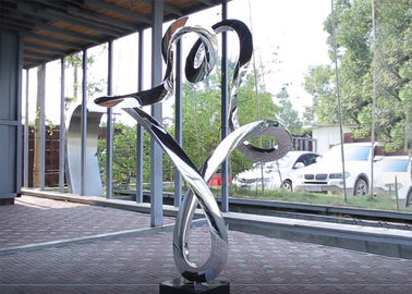 Height 120cm Polished 316 Stainless Steel Abstract Art