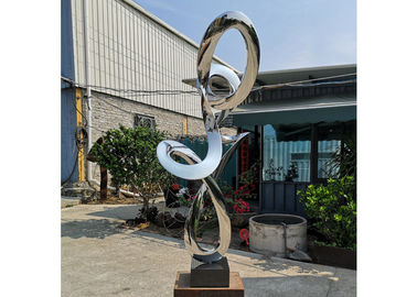 Height 120cm Polished 316 Stainless Steel Abstract Art