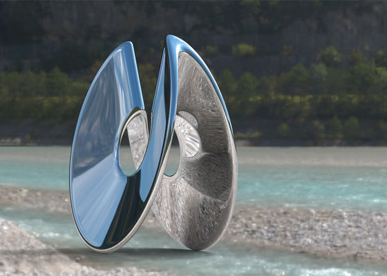 Corrosion Resistant Mirror Stainless Steel Sculpture for Outdoor Decoration