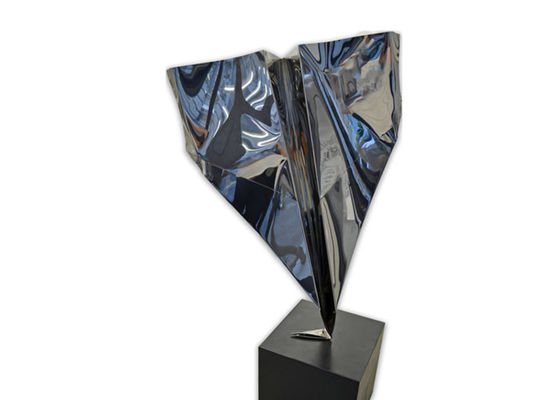 Garden 200cm Height 316L Stainless Steel Plane Sculpture