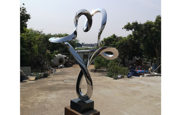 Height 120cm Polished 316 Stainless Steel Abstract Art