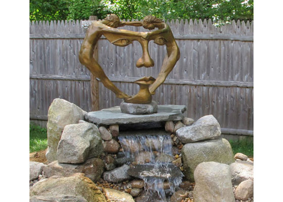 Man And Woman Dancing 150cm Height Bronze Outdoor Garden Art
