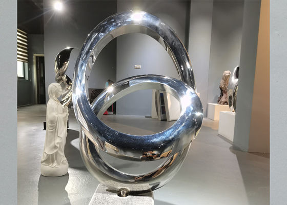 OEM Mirror Polished Stainless Steel Decorative Abstract Art Sculpture