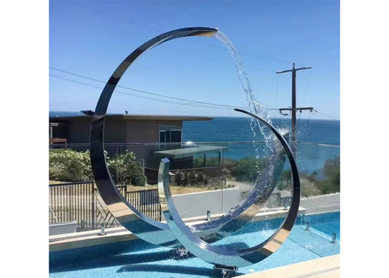 200cm / 130cm Height Outdoor 316 Stainless Steel Water Feature