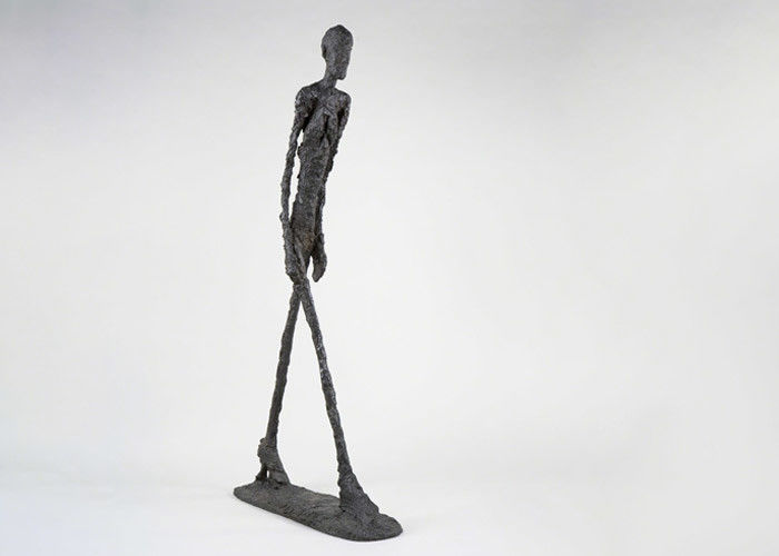 Life Size Yard Art Sculptures Modern Work Bronze Walking Man Sculpture By Giacometti