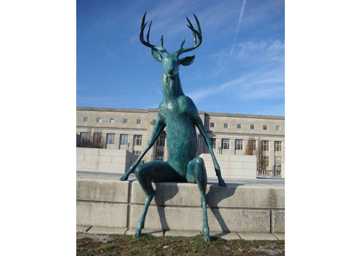 Large Casting Green Patina Bronze Statue Bronze Deer Sculpture For Street Decor Cast magic® casting system is an easy way to add an endless variety of bright metallic, glitter and color effects to your castings. large casting green patina bronze statue bronze deer sculpture for street decor