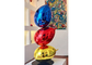 Home Decor Fiberglass Balloon Sculpture Different Color Finish supplier