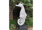 Contemporary Seahorse Garden Fountain Outdoor Fiberglass Sculpture Customized supplier