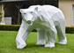 Large Bear Outdoor Fiberglass Sculpture For Building / Public Decoration supplier